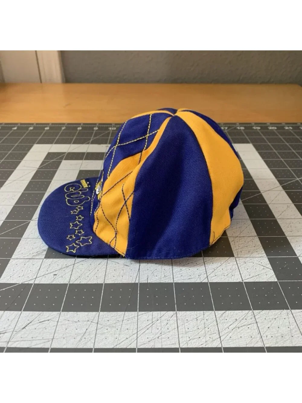 Vintage Boca Juniors Hat Baby Boy Striped Panel Soccer Futbol CABJ Official